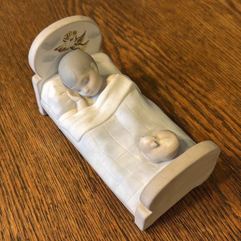 Zaphir Lladro Ceramic Sleeping Child Figurine